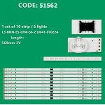 SONY KD-55X8000 SET 10 PCS LED BAR I-5500SY80062-VC