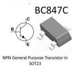 BC847C SMD NPN TRANSISTOR