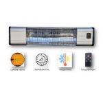 LUXEVA LXV-2500HRS SILVER CARBON INFRARED HEATER