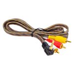 AV Cable 3.5 mm Jack to 3 RCA Audio Video Short Jack
