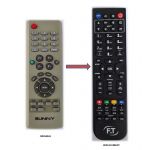 SUNNY AT-221SLIM REPLACEMENT REMOTE CONTROL