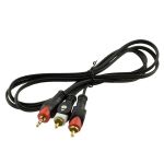 Stereo Cable 3.5mm male to 2x RCA male 1.5M