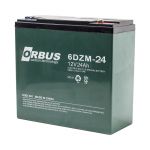 ORBUS 6DZM-24 12V 24Ah Rechargable Battery for Electric Bikes