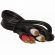 2 RCA + 2 RCA GOLD Cable 1.5-1.8m